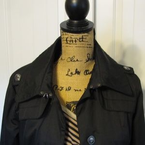 Hawke & Co Jackets & Coats - Hawke & Co Women's Small Black Jacket Trench Coat Hawke & Co Jackets & Coats - Hawke & Co Women's Small Black Jacket Trench Coat